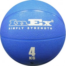 Мяч Набивной Inex Medicine Ball 4 кг синий