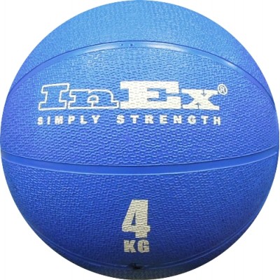 Мяч Набивной Inex Medicine Ball 4 кг синий