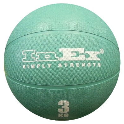Мяч Набивной Inex Medicine Ball 3 кг зеленый