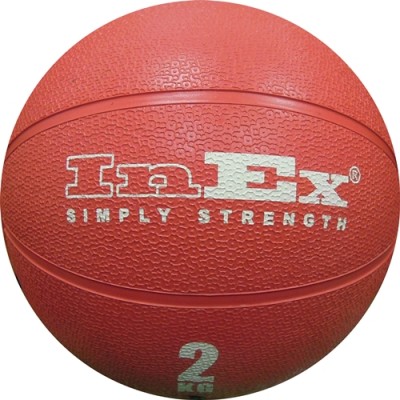 Мяч Набивной Inex Medicine Ball 2 кг красный