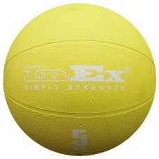 Мяч Набивной Inex Medicine Ball 5 кг желтый